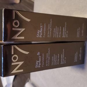 No 7 brand honey stay perfect foundation